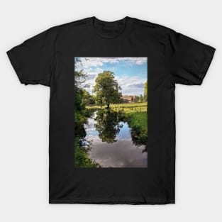 Reflections At East Lockinge Digital Art T-Shirt